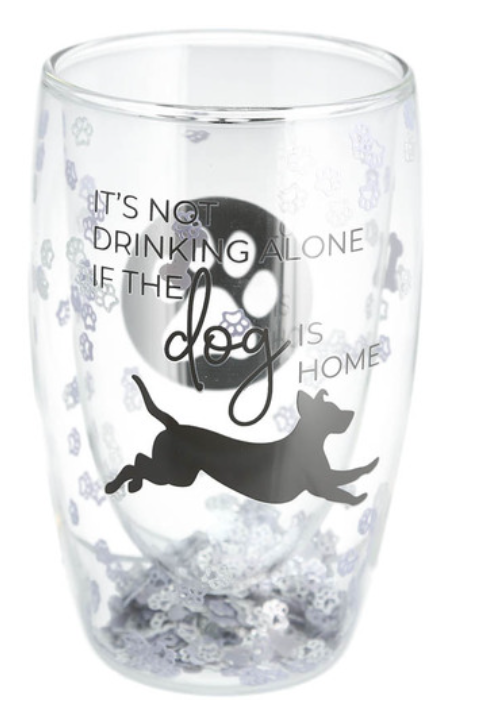 Paws Off - 10 oz Double Walled Stemless Wine Glass - www