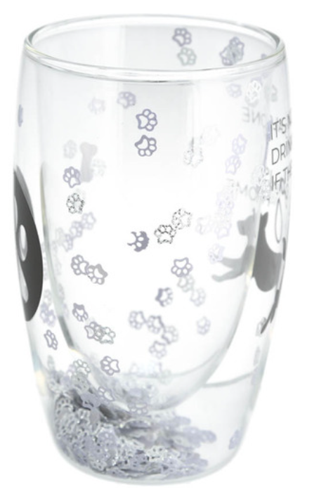 Paws Off - 10 oz Double Walled Stemless Wine Glass - www